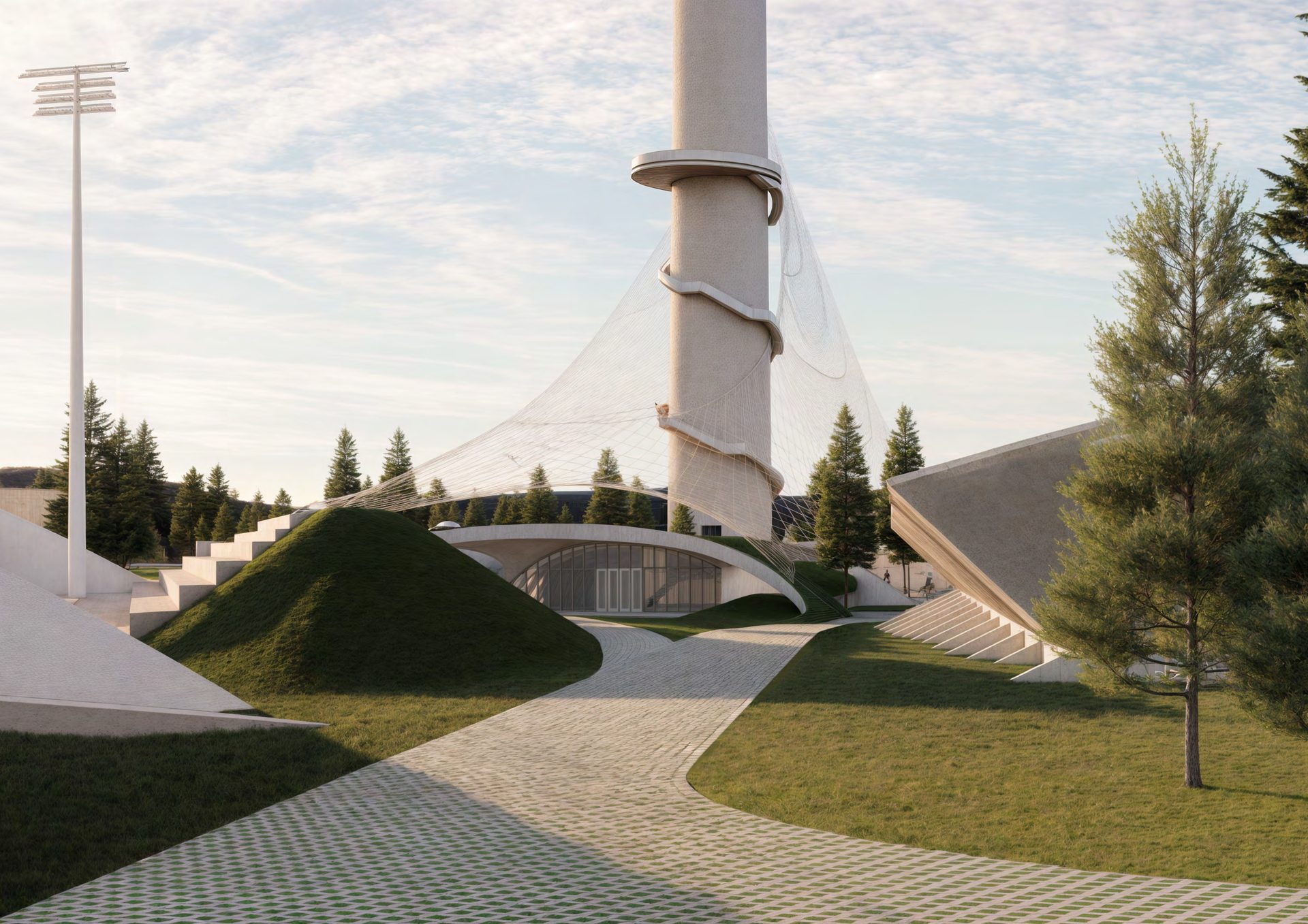 Forum Grația — turn belvedere