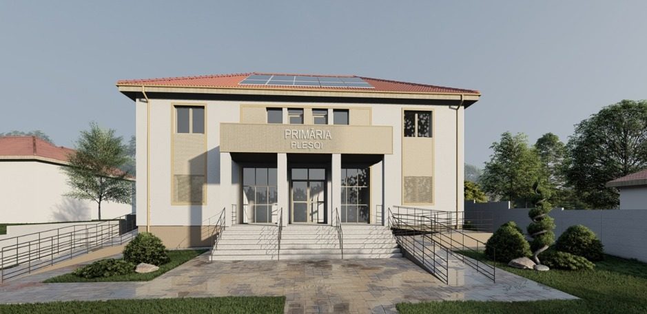 Randare proiect — Primăria Pleșoi, județul Dolj